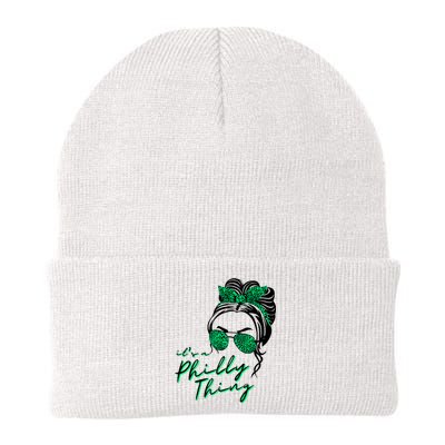 IT'S A PHILLY THING | Its A Philadelphia Thing | It's A Philly Thing Girl Bun Knit Cap Winter Beanie