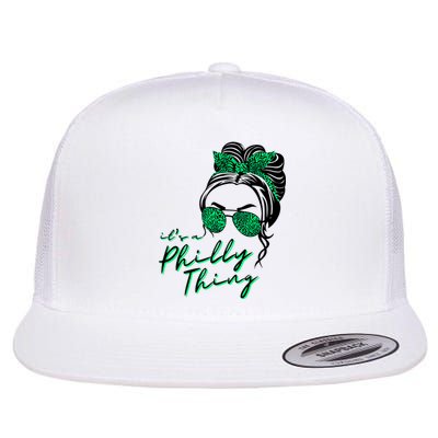 IT'S A PHILLY THING | Its A Philadelphia Thing | It's A Philly Thing Girl Bun Flat Bill Trucker Hat