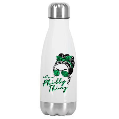 IT'S A PHILLY THING | Its A Philadelphia Thing | It's A Philly Thing Girl Bun Stainless Steel Insulated Water Bottle