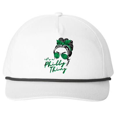 IT'S A PHILLY THING | Its A Philadelphia Thing | It's A Philly Thing Girl Bun Snapback Five-Panel Rope Hat