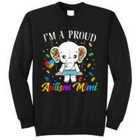 I'm A Proud Autism Mimi Cute Elephant Puzzle Piece Sweatshirt