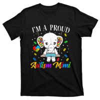 I'm A Proud Autism Mimi Cute Elephant Puzzle Piece T-Shirt