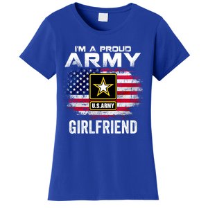 I'm A Proud Army Friend With American Flag Veteran Gift Women's T-Shirt