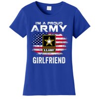 I'm A Proud Army Friend With American Flag Veteran Gift Women's T-Shirt