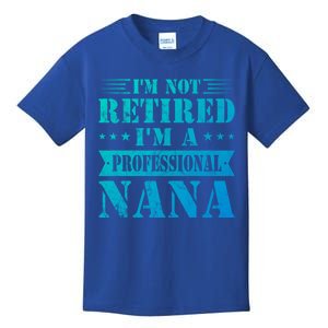 Im A Professional Nana Funny Mothers Day Retired Grandma Gift Kids T-Shirt