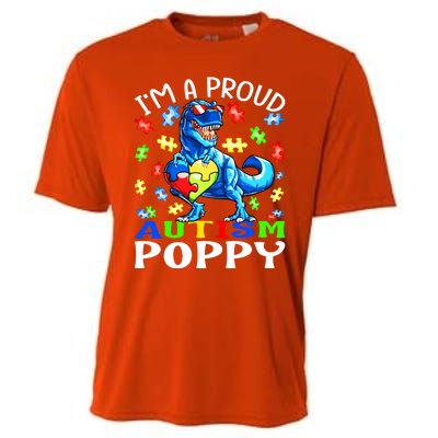 I'm A Proud Autism Poppy Dinosaur Gift Cooling Performance Crew T-Shirt