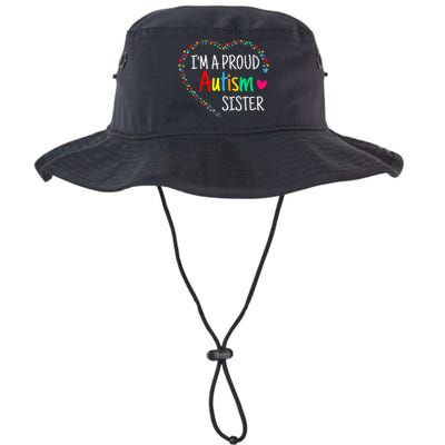 Im A Proud Autism Sister Women Gifts Autism Awareness Legacy Cool Fit Booney Bucket Hat