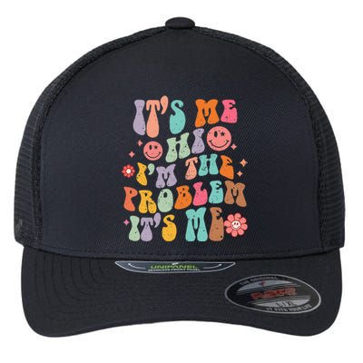 I'm A Problem Groovy Funny Sarcasm Humor Flexfit Unipanel Trucker Cap