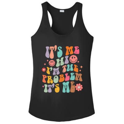 I'm A Problem Groovy Funny Sarcasm Humor Ladies PosiCharge Competitor Racerback Tank