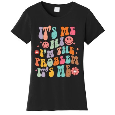 I'm A Problem Groovy Funny Sarcasm Humor Women's T-Shirt