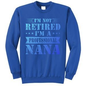 Im A Professional Nana Funny Mothers Day Retired Grandma Gift Sweatshirt