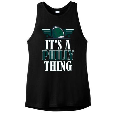 It's A Philly Thing Its A Philly Thing Philadelphia Football Ladies PosiCharge Tri-Blend Wicking Tank