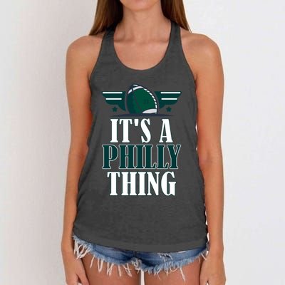 It's A Philly Thing Its A Philly Thing Philadelphia Football Women's Knotted Racerback Tank