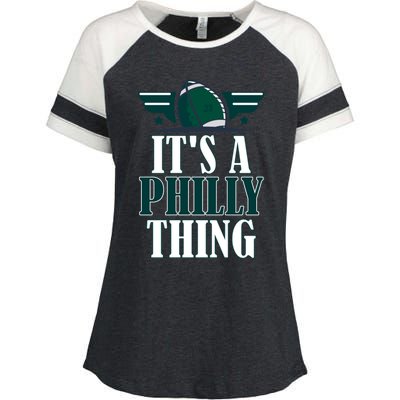 It's A Philly Thing Its A Philly Thing Philadelphia Football Enza Ladies Jersey Colorblock Tee