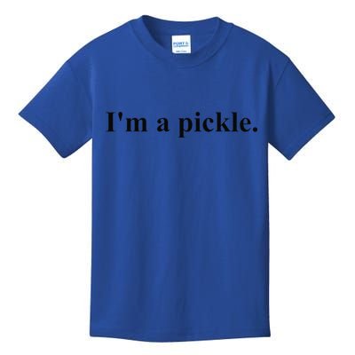 Im A Pickle Halloween Pickle Costume Kids T-Shirt