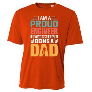 Im A Proud Engineer Being A Dad Funny Fathers Gift Cooling Performance Crew T-Shirt