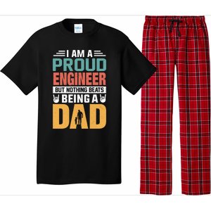 Im A Proud Engineer Being A Dad Funny Fathers Gift Pajama Set