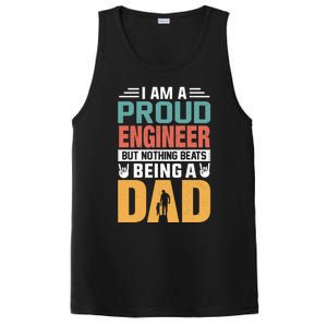 Im A Proud Engineer Being A Dad Funny Fathers Gift PosiCharge Competitor Tank