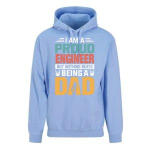 Im A Proud Engineer Being A Dad Funny Fathers Gift Unisex Surf Hoodie