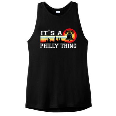 It's A Philly Thing Its A Philadelphia Thing Fan Retro It's A Philly Thing Ladies PosiCharge Tri-Blend Wicking Tank