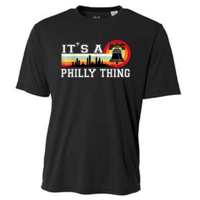 It's A Philly Thing Its A Philadelphia Thing Fan Retro It's A Philly Thing Cooling Performance Crew T-Shirt