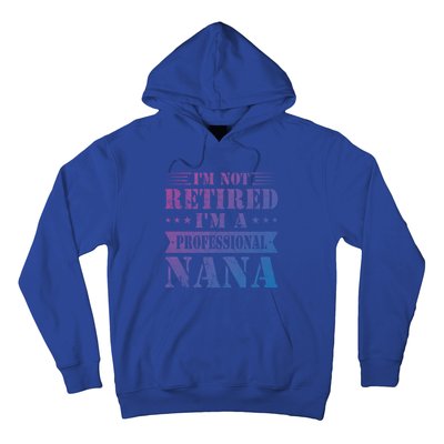 Im A Professional Nana Funny Mothers Day Retired Grandma Gift Hoodie