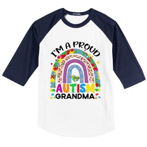 I’M A Proud Autism Awareness Month Grandma Baseball Sleeve Shirt