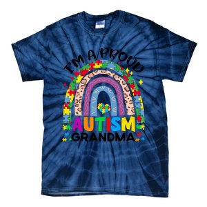 I’M A Proud Autism Awareness Month Grandma Tie-Dye T-Shirt