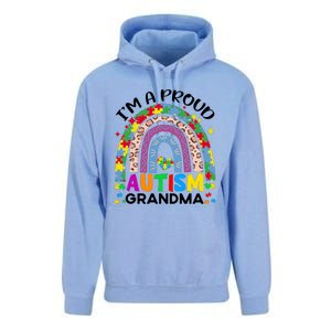 I’M A Proud Autism Awareness Month Grandma Unisex Surf Hoodie