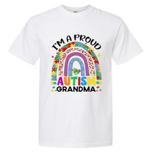 I’M A Proud Autism Awareness Month Grandma Garment-Dyed Heavyweight T-Shirt