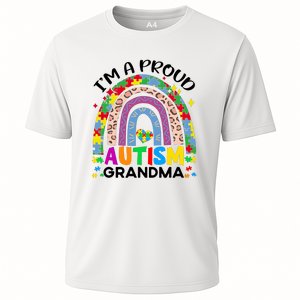 I’M A Proud Autism Awareness Month Grandma Cooling Performance Crew T-Shirt