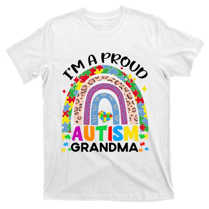 I’M A Proud Autism Awareness Month Grandma T-Shirt