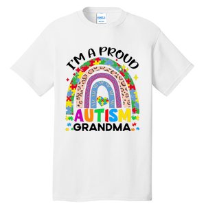 I’M A Proud Autism Awareness Month Grandma Tall T-Shirt