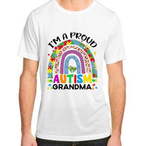 I’M A Proud Autism Awareness Month Grandma Adult ChromaSoft Performance T-Shirt