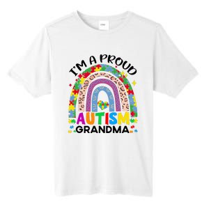 I’M A Proud Autism Awareness Month Grandma Tall Fusion ChromaSoft Performance T-Shirt