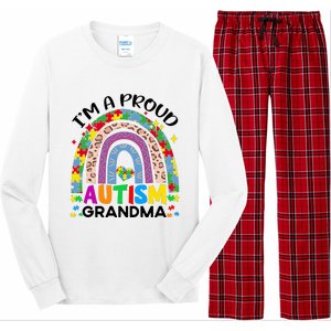 I’M A Proud Autism Awareness Month Grandma Long Sleeve Pajama Set