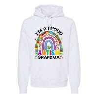 I’M A Proud Autism Awareness Month Grandma Premium Hoodie