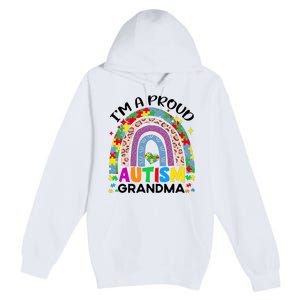 I’M A Proud Autism Awareness Month Grandma Premium Pullover Hoodie