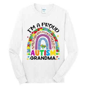 I’M A Proud Autism Awareness Month Grandma Tall Long Sleeve T-Shirt