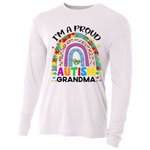 I’M A Proud Autism Awareness Month Grandma Cooling Performance Long Sleeve Crew