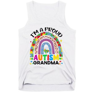 I’M A Proud Autism Awareness Month Grandma Tank Top