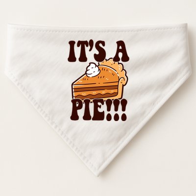 Its A Pie Funny Thanksgiving USA-Made Doggie Bandana
