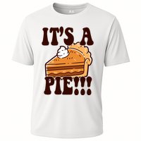 Its A Pie Funny Thanksgiving Cooling Performance Crew T-Shirt