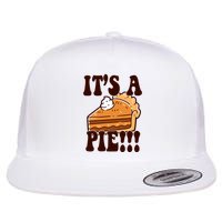 Its A Pie Funny Thanksgiving Flatbill Hat
