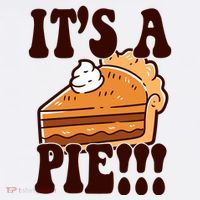 Its A Pie Funny Thanksgiving Flatbill Hat