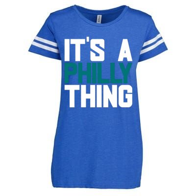 Its A Philly Thing Philadelphia Football Enza Ladies Jersey Football T-Shirt