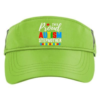 I'm A Proud Autism Stepmother Autism Gift Adult Drive Performance Visor