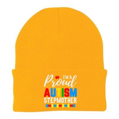 I'm A Proud Autism Stepmother Autism Gift Knit Cap Winter Beanie