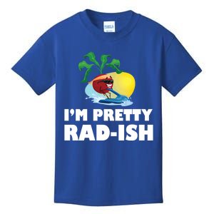 I Am Pretty Radish Cute Vegetable Lover Pun Radish Cute Gift Kids T-Shirt