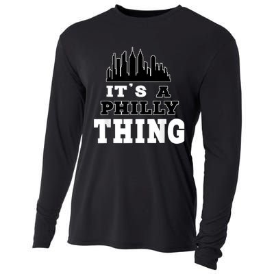 It's A Philly Thing Its A Philadelphia Thing Fan Cooling Performance Long Sleeve Crew